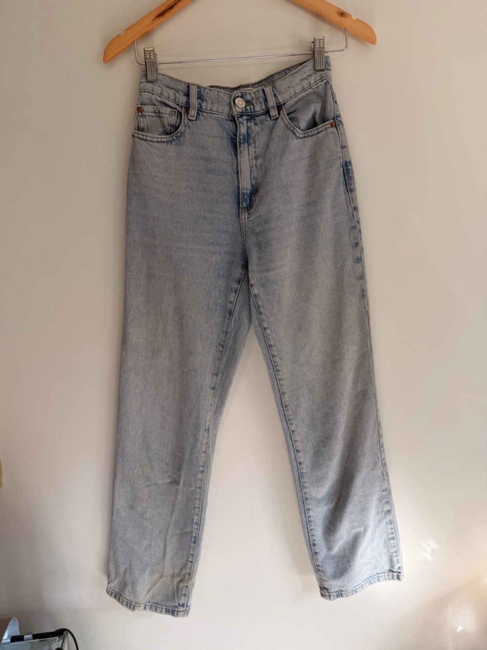 Garage Vintage Straight Light Wash Jeans
